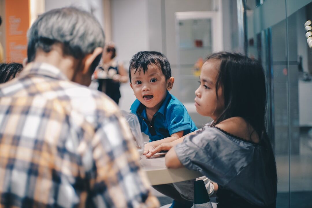 family discussing bank fraud