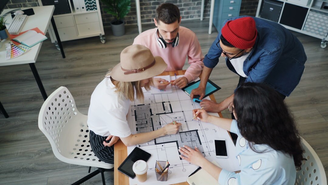 team discussing security
