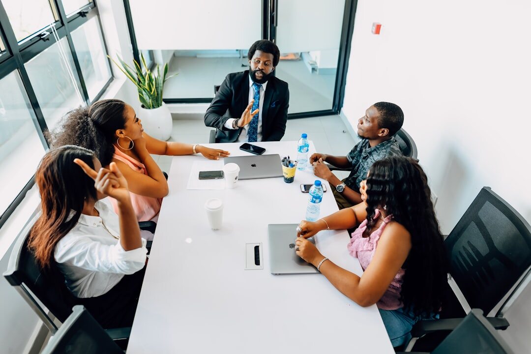 corporate office meeting
