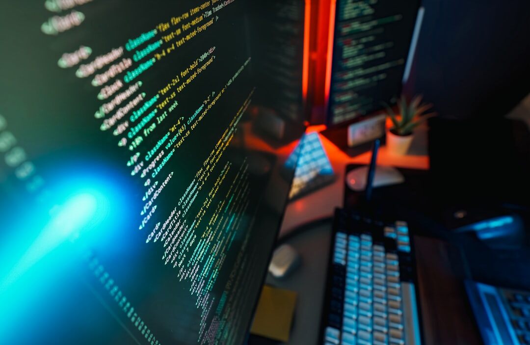 hacker on computer